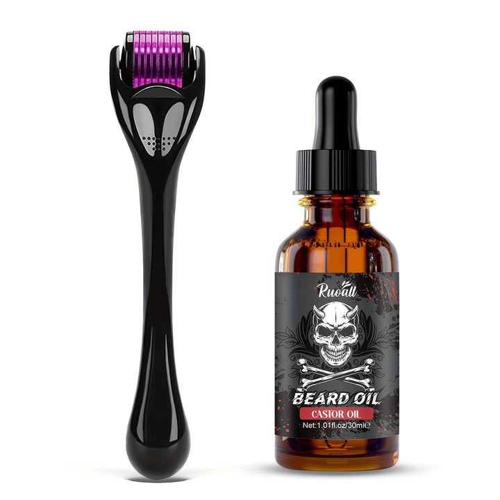 30ml Beard Essential Oil, Rich In Castor Oil, Smooth Beard, Drop Design, Convenient And Applicable, Vigorous Skin Care, Lasting Moisture