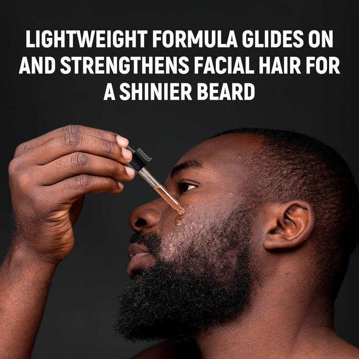 30ml Beard Essential Oil, Rich In Castor Oil, Smooth Beard, Drop Design, Convenient And Applicable, Vigorous Skin Care, Lasting Moisture