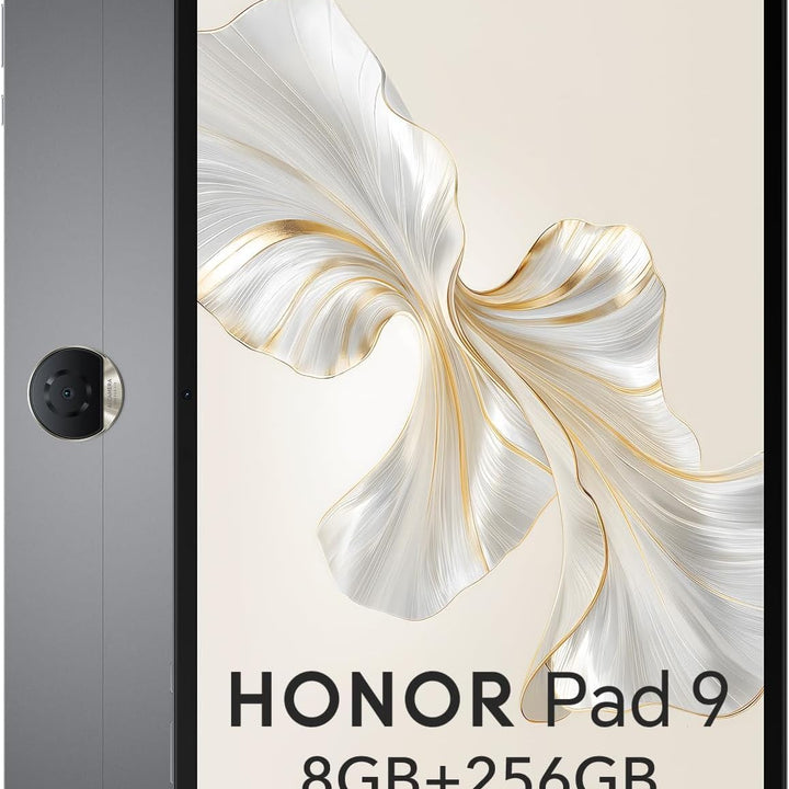 HONOR Pad 9 8Go 256Go Tablette, 12.1 Pouces 120Hz 2.5K Fullview Display, Snapdragon 6 Gen 1, 8 Haut-parleurs, Metal Body, Android 13, Google Service WiFi Tablet, Gris